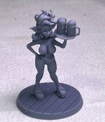 Goblin Clara Barmaid 75mm (NSFW)